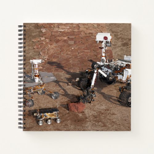 Three Generations Of Mars Rovers Notebook