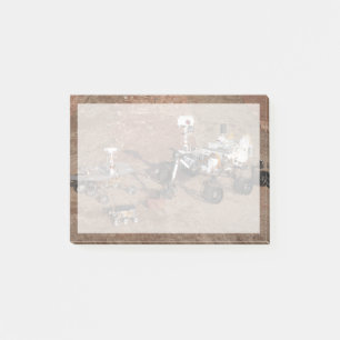 Three Generations Of Mars Rovers. Post-it Notes