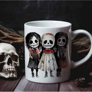 Three Ghost Children Giant Coffee Mug