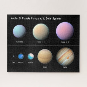 Three Giant Planets Orbiting Kepler 51 Jigsaw Puzzle