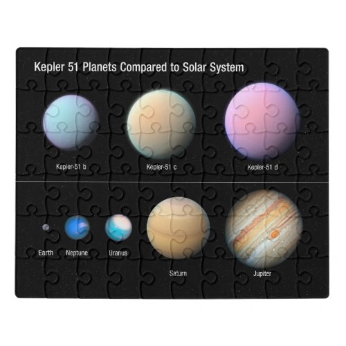 Three Giant Planets Orbiting Kepler 51 Jigsaw Puzzle