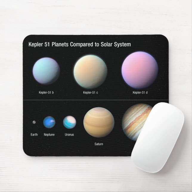 Three Giant Planets Orbiting Kepler 51 Mouse Pad (With Mouse)