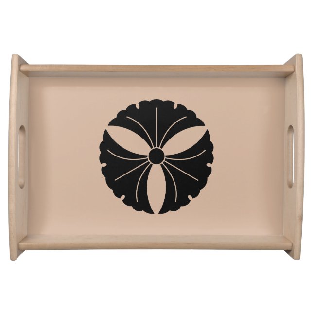 Three ginkgo leaves serving tray (Front)