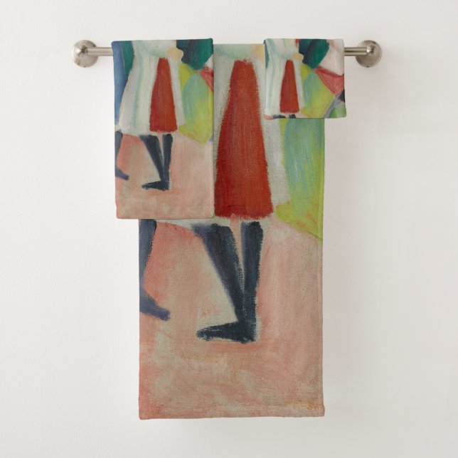 “Three Girls” Art towel set (Insitu)