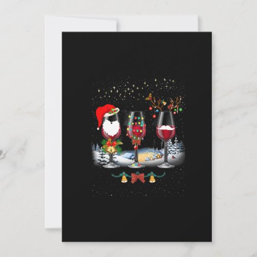 Three Glass Of Red Wine Funny Drinker Christmas Gi Save The Date