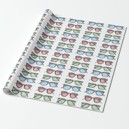 Three Glasses Sketch Wrapping Paper