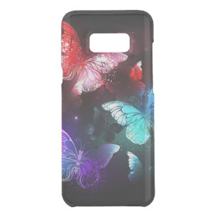 Three Glowing Butterflies on night background Uncommon Samsung Galaxy S8+ Case