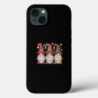 Three Gnomes Buffalo Plaid Red Christmas
