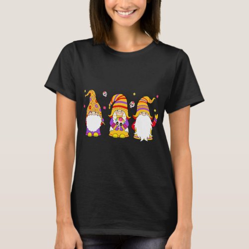 Three Gnomes Day Of Dead Funny Costume T_Shirt