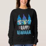 Three Gnomes Happy Hanukkah Chanukah Jewish Pajama Sweatshirt<br><div class="desc">Three Gnomes Happy Hanukkah Chanukah Jewish Pajamas</div>