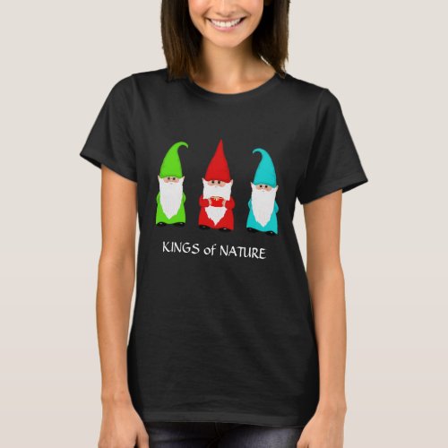 Three Gnomes Kings of Nture T_Shirt