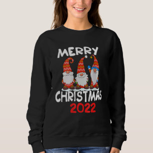 Three Gnomes Matching Family Merry Christmas 2022  Sweatshirt
