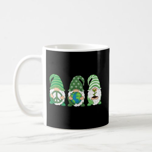 Three Gnomes Save Earth Day Planet Trees Environme Coffee Mug