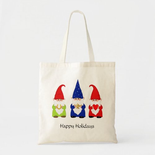 Three Gnomes Tote Bag