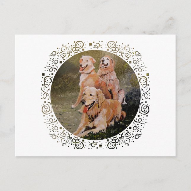 Three Golden Generations Postcard (Front)