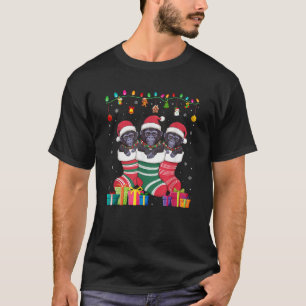 Three Gorilla in Sock Funny Boys Girls Kids Christ T-Shirt