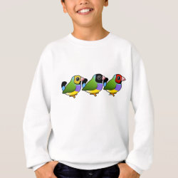 Three Gouldian Finches Kids' American Apparel Organic T-Shirt