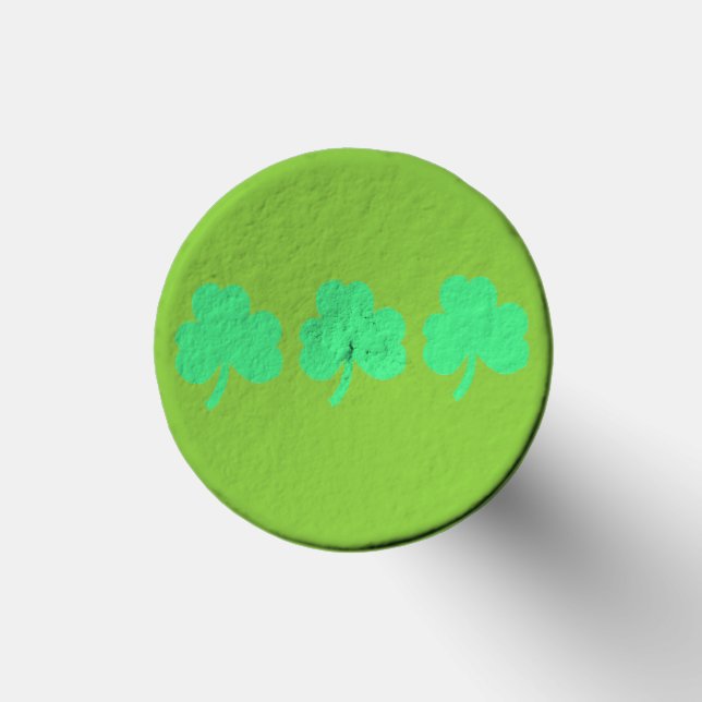 Three Green Shamrock Trinity Golf Tees (Top)
