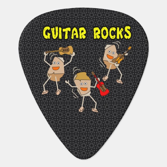 Three Guitar Rocks Pick (Front)