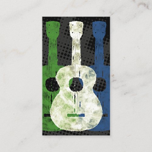 Three Guitars Business Cards