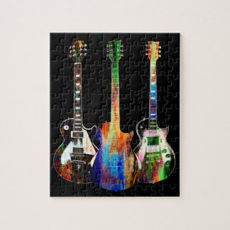 Three Guitars Jigsaw Puzzle