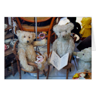 Three Happy Teddy Bears Cards