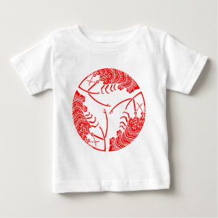 Three head-to tail spiny lobsters baby T-Shirt