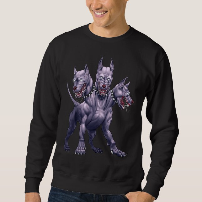 Three Headed Dog Cerberus Sweatshirt (Front)