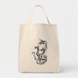 Three Headed Hydra Design Tote Bag