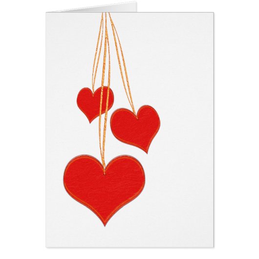 three hearts cards (Front)