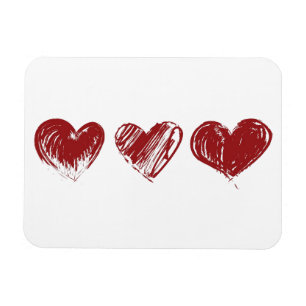 Three Hearts Magnet