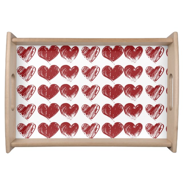 Three Hearts Serving Tray (Front)