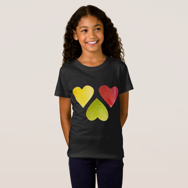 Three hearts T-Shirt (Front Full)