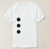 Three Hole Punch Paper Costume T-Shirt