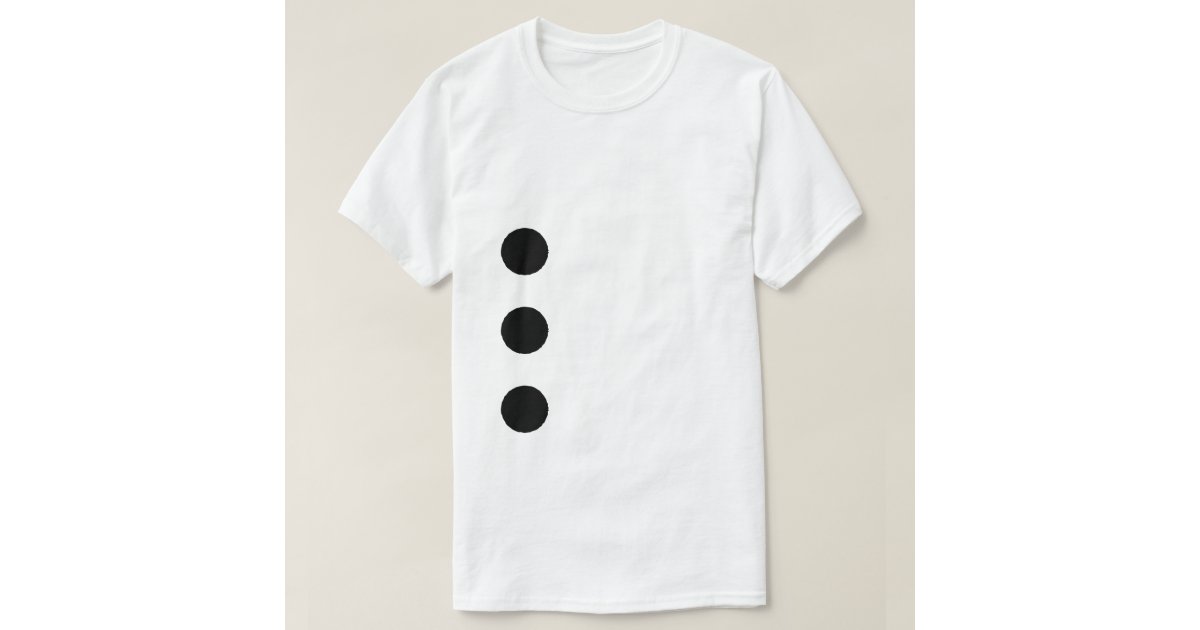 Three Hole Punch Paper Costume T-Shirt