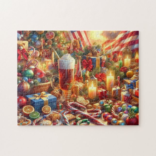 Three Holidays Challenging Jigsaw Puzzle (Horizontal)
