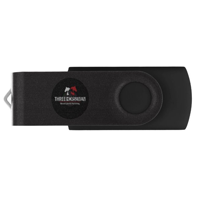 Three horsemen records USB flash drive (Back)