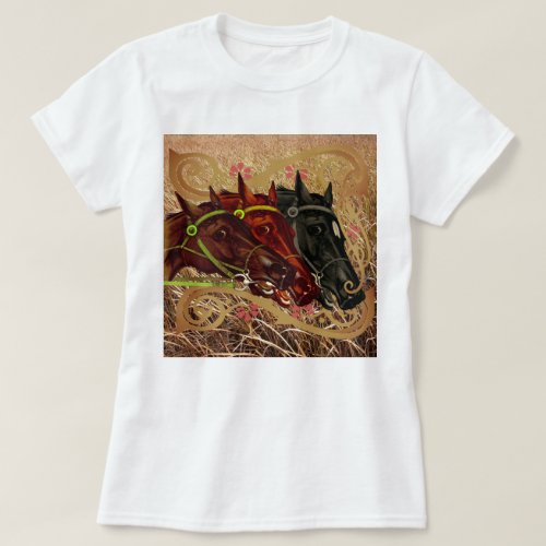 Three Horses T_Shirt