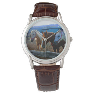 Three Horses Wristwatch