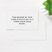 Three Hour Head Start (Desk)