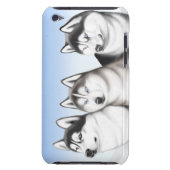 Three Husky Dogs iPod Touch Case (Back)