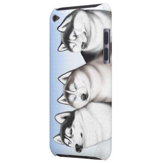 Three Husky Dogs iPod Touch Case (Back Left)