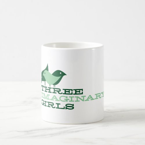 Three Imaginary Girls birds coffee mug