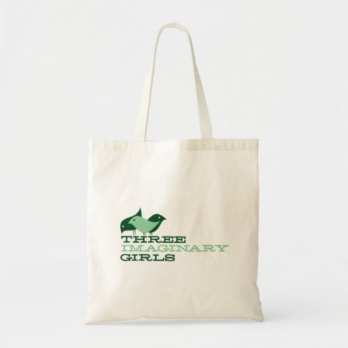 Three Imaginary Girls logo Canvas Tote