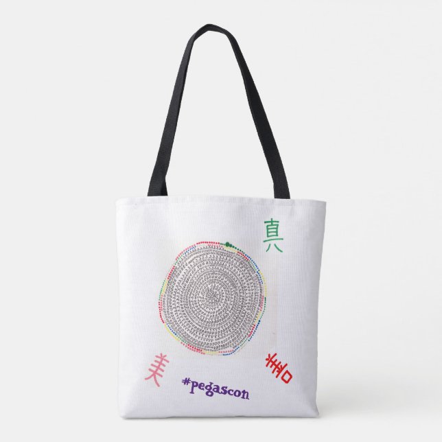 Three important elements and 'Enyu Mandala' Tote Bag (Back)