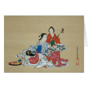 Three Japanese women Cards