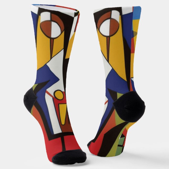 Three Jazz Musicians Socks (Angled)