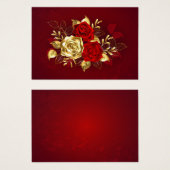 Three Jewelry Roses (Front & Back)