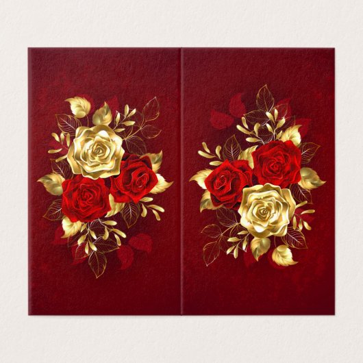 Three Jewelry Roses (Outside Unfolded)