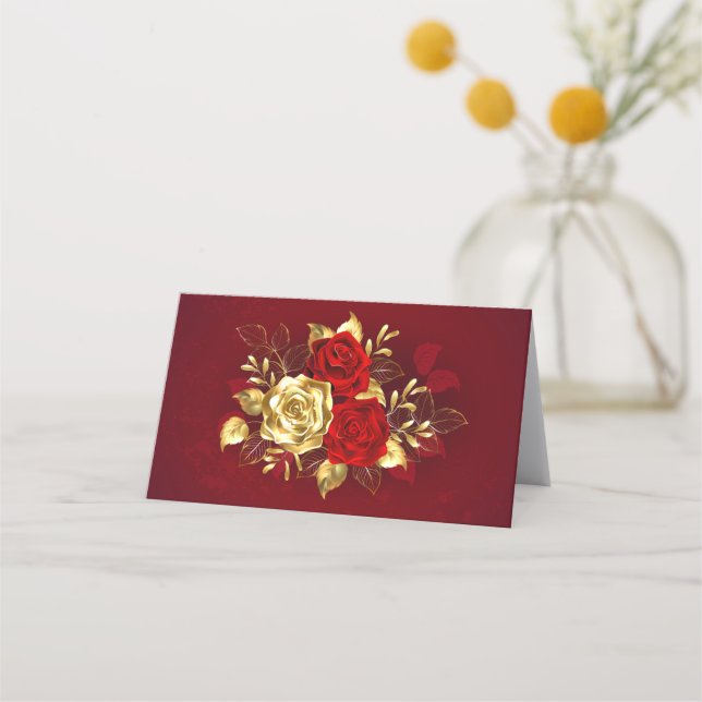 Three Jewelry Roses Appointment Card (Front)